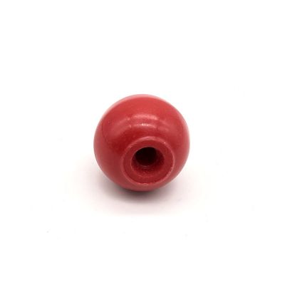 Red ball knob without brass insert