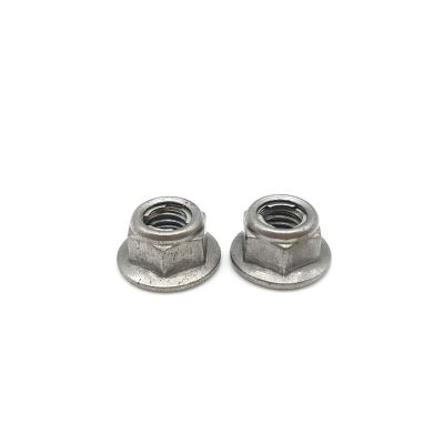 Hex Flange steel insert lock nut